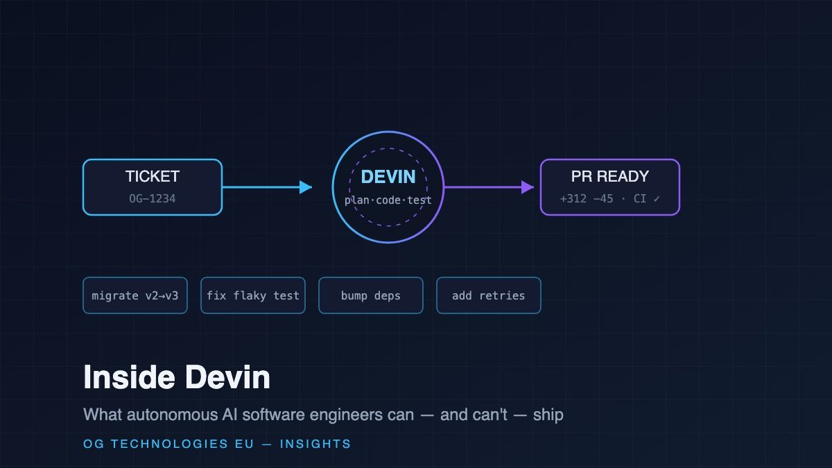 Devin autonomous engineer ticket-to-PR workflow