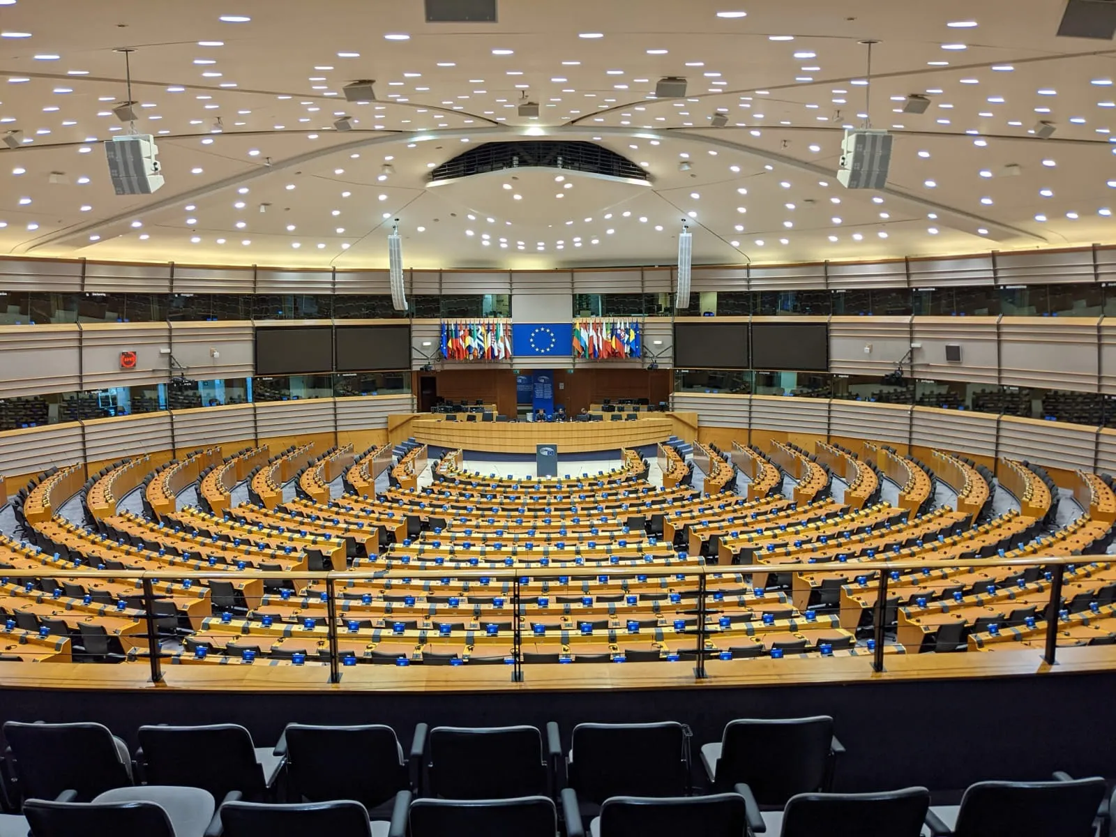 European Parliament hemicycle in Brussels — DORA regulation applies to crypto service providers